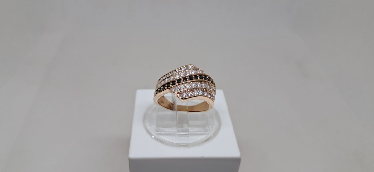 КОЛКМИ585 КОЛЬЦО С КАМНЯМИ (Au 585)