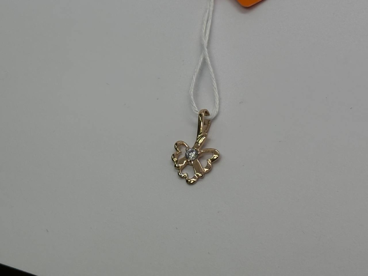 ПОДКМ585 ПОДВЕСКА С КАМНЕМ (Au 585)