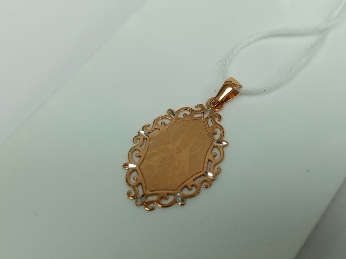 ПОДВЕСКА ИКОНА БЕЗ КАМНЯ (Au 585)