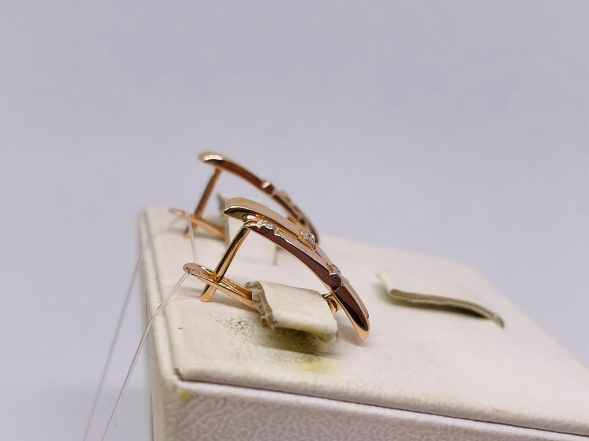 025442-1102 СЕРЬГИ С КАМНЯМИ (Au 585)