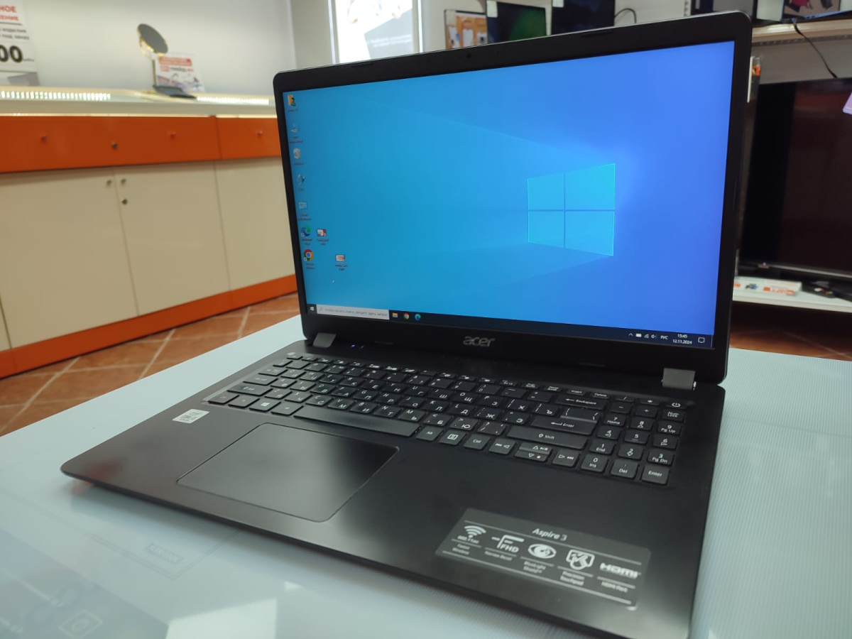 Ноутбук Acer; Core i3-1005G1, Intel UHD Graphics, 8 Гб, 256 Гб, Нет