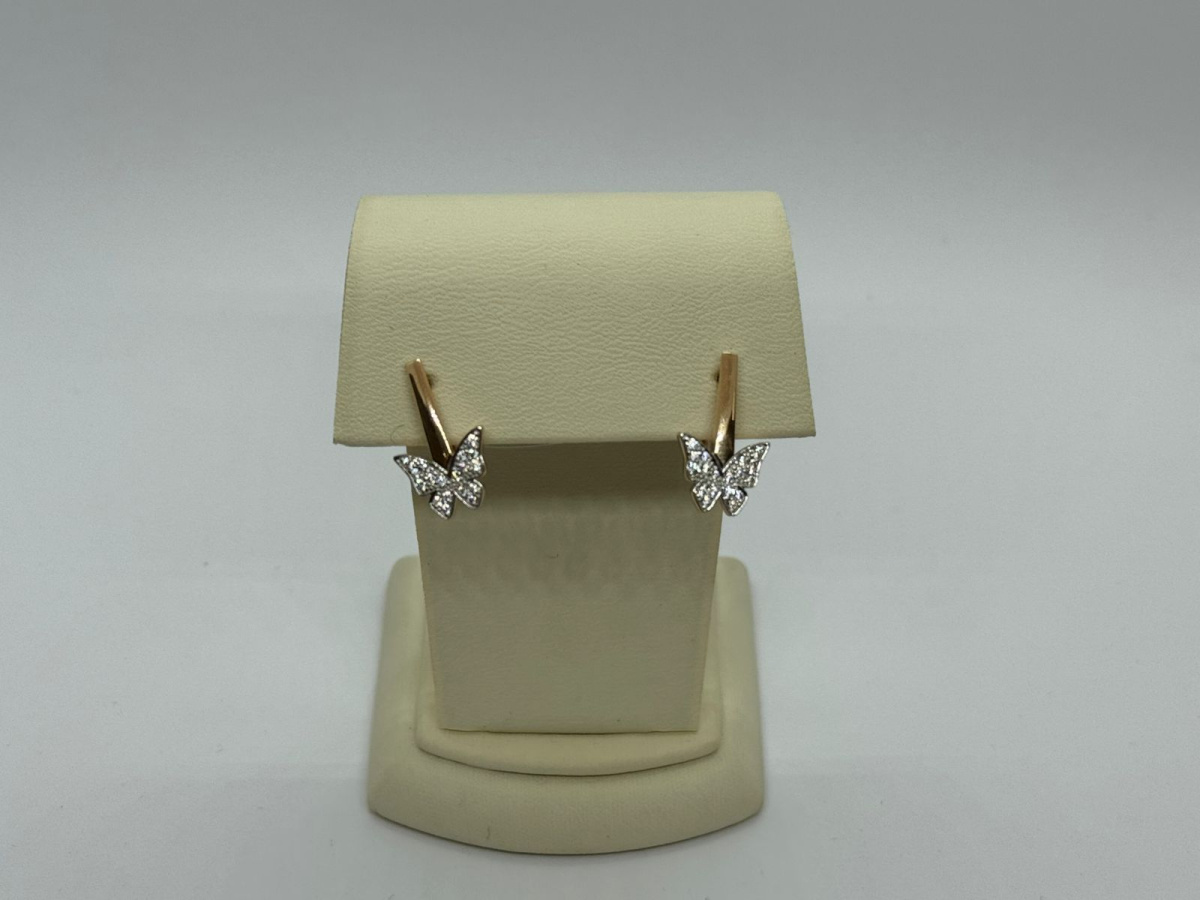 СЕРЬГИ С КАМНЯМИ (Au 585)