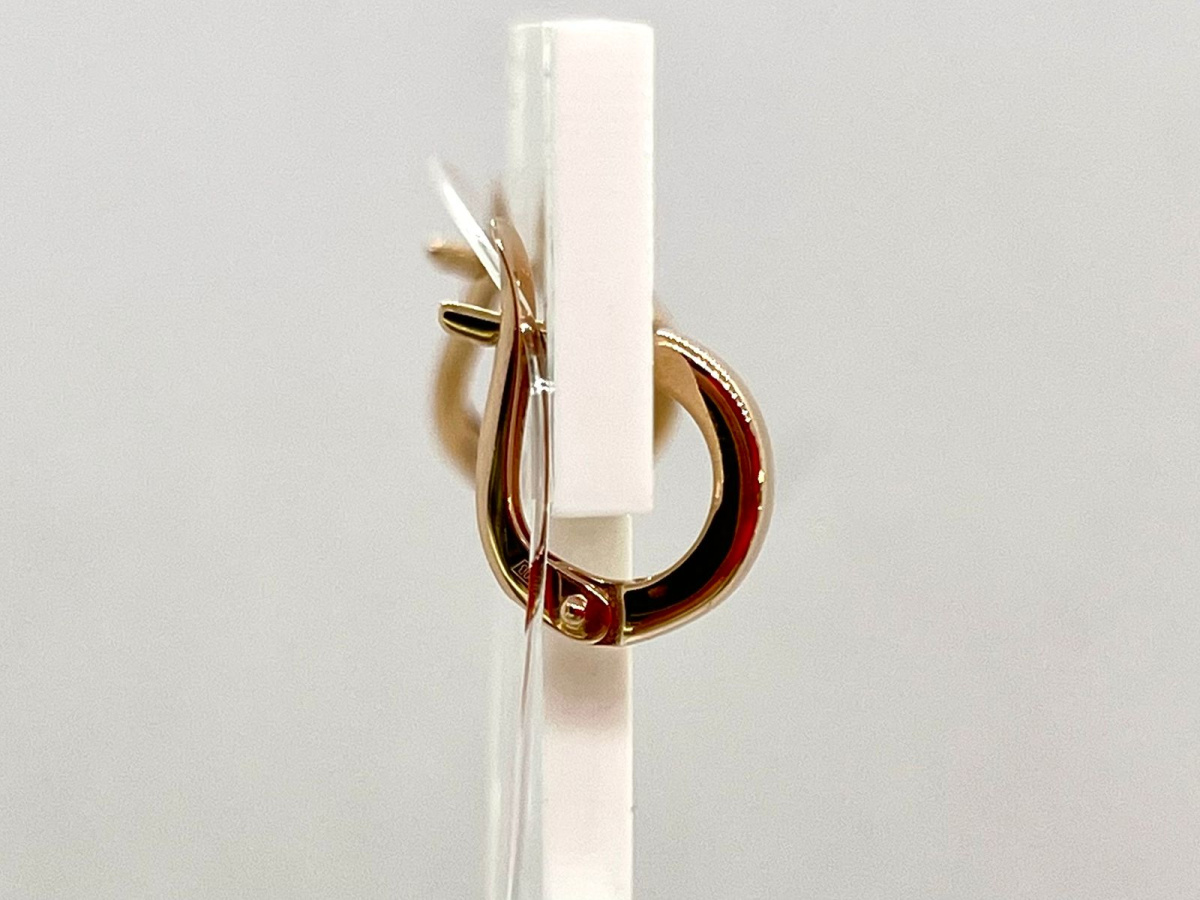 СЕРЬГИ БЕЗ КАМНЯ (Au 585)