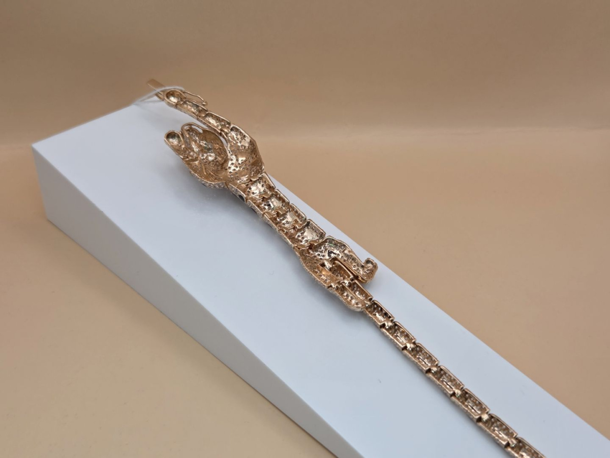Б585 БРАСЛЕТ С КАМНЯМИ (Au 585)
