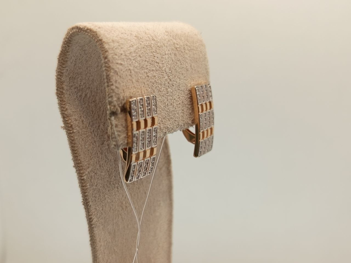 СЕРЬГИ С КАМНЯМИ (Au 585)