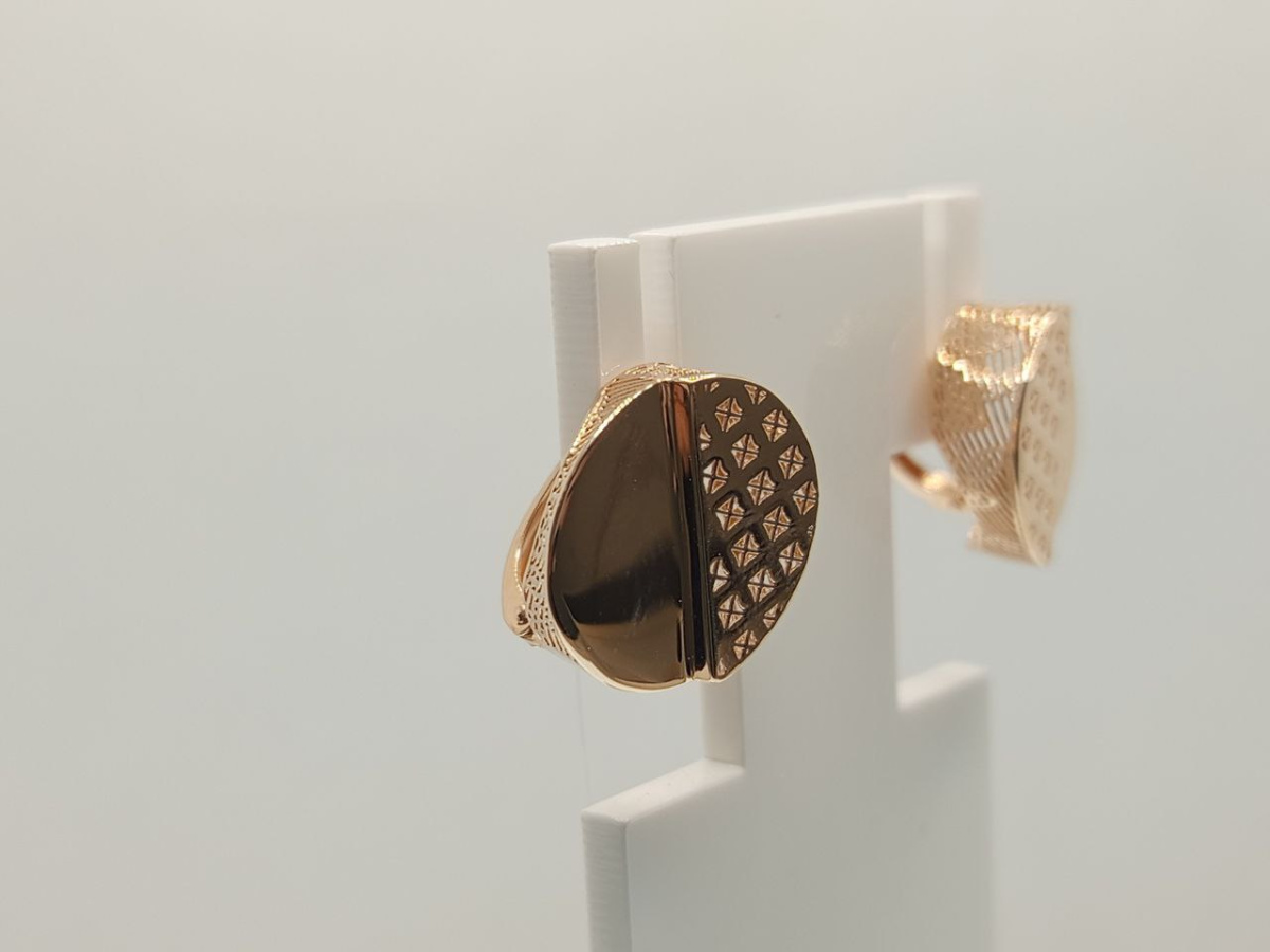 СЕРЬГИ БЕЗ КАМНЯ (Au 585)