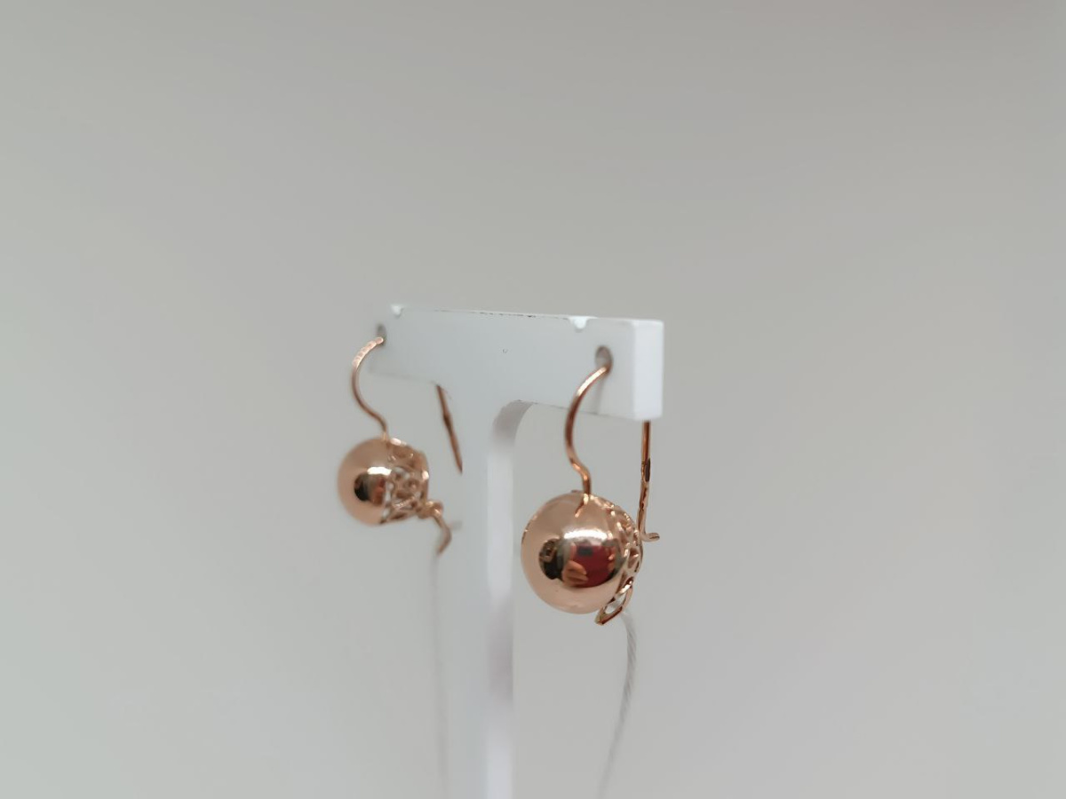 СШР585 СЕРЬГИ ШАРЫ (Au 585)