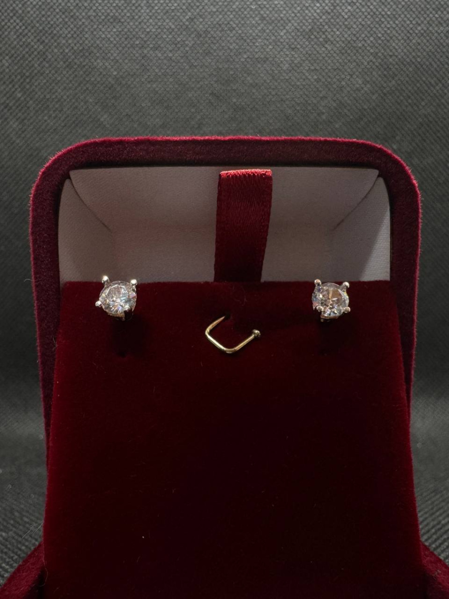 СПУС585 СЕРЬГИ ПУСЕТЫ (Au 585)