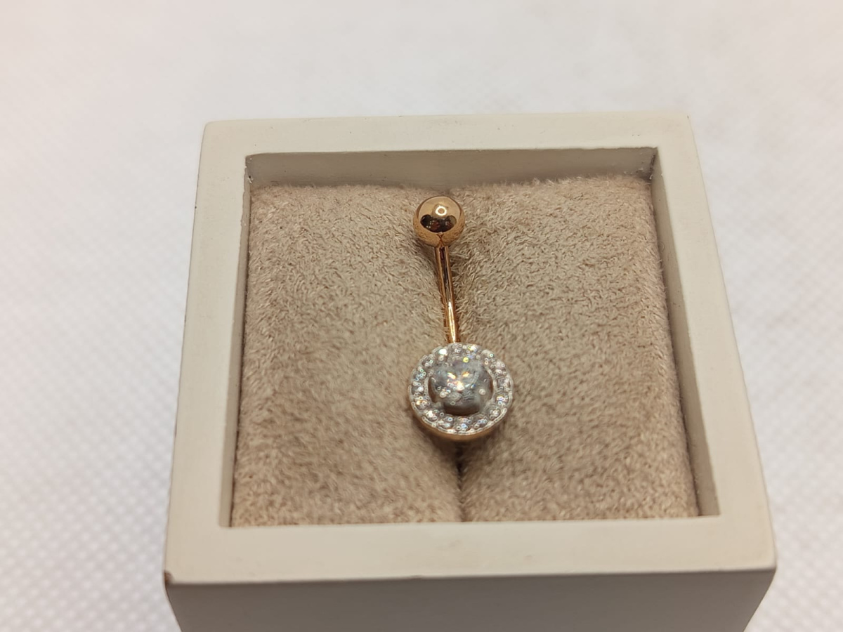 ПИРСИНГ С КАМНЯМИ (Au 585)