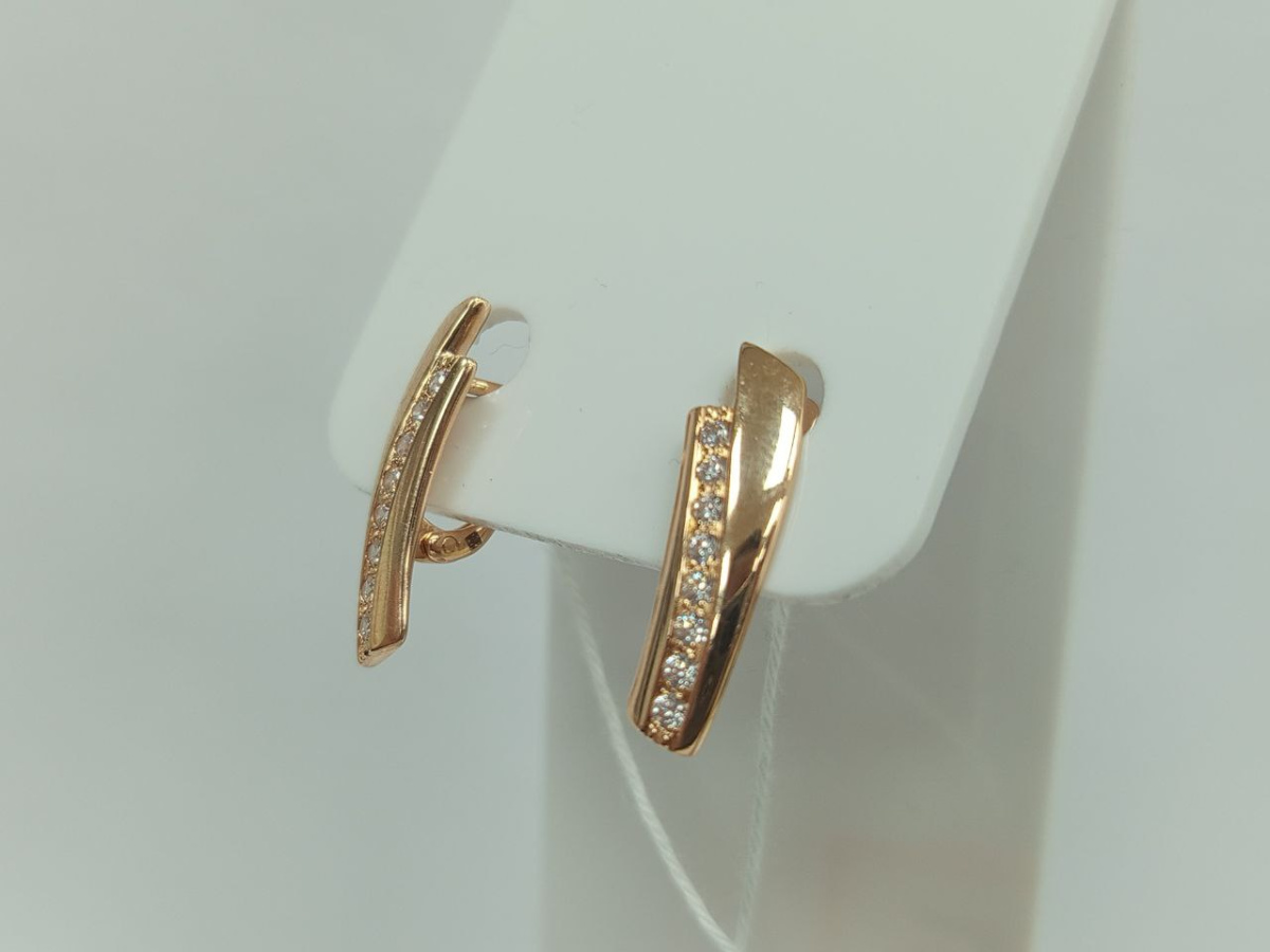 СЕРЬГИ С КАМНЯМИ (Au 585)