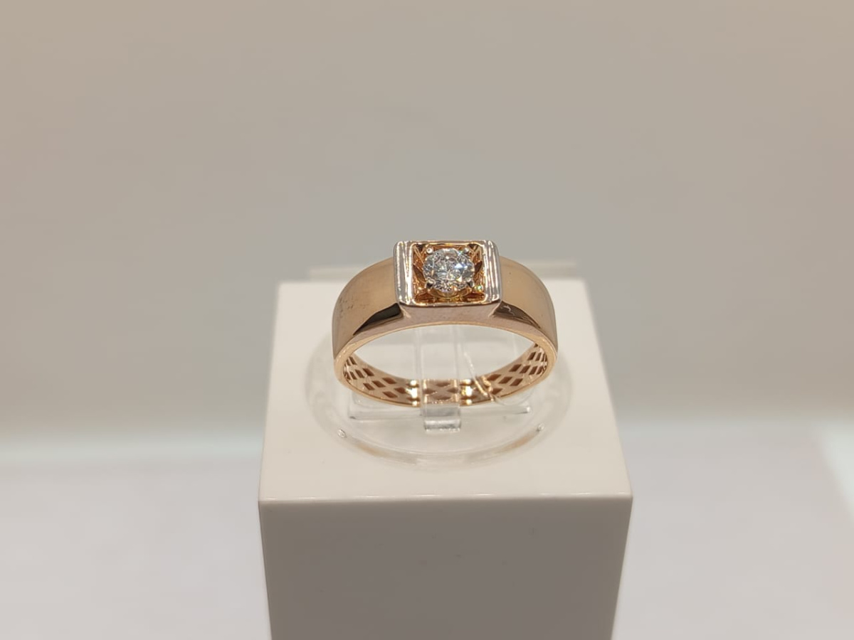 КОЛЬЦО С КАМНЕМ (Au 585)