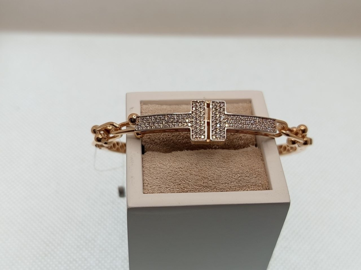 БРАСЛЕТ ЖЕСТКИЙ с камнями (Au 585) БРАСЛЕТ ЖЕСТКИЙ с камнями (Au 585)