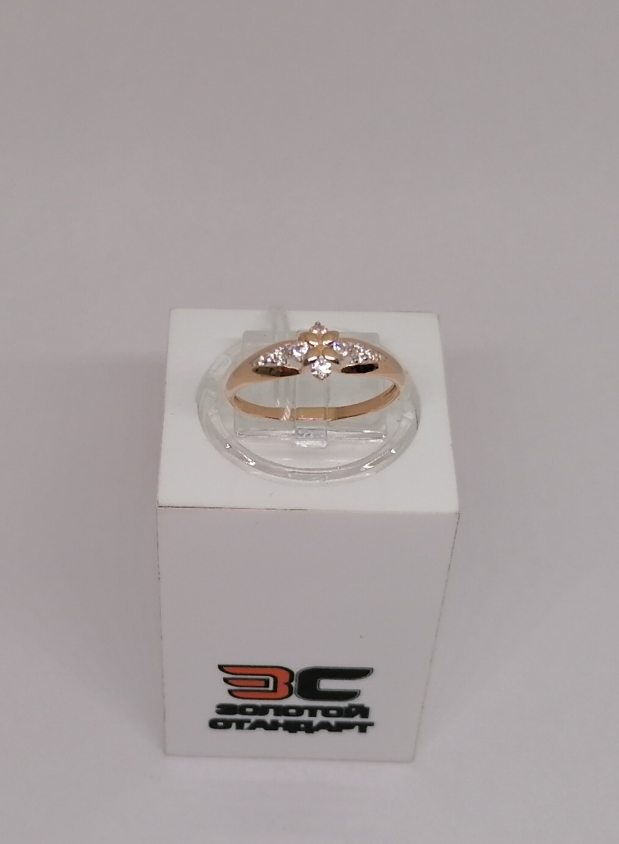 КОЛКМИ585 КОЛЬЦО С КАМНЯМИ (Au 585)