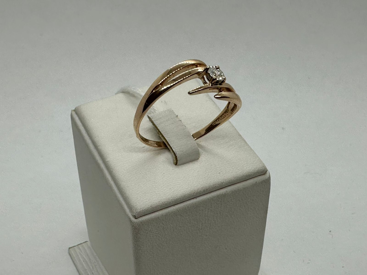 КОЛЬЦО БРИЛЛИАНТ Au 585