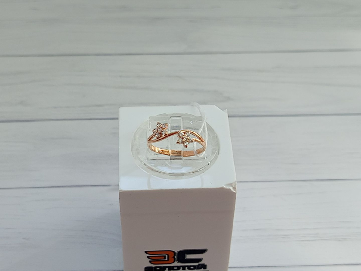 КОЛКМИ585 КОЛЬЦО С КАМНЯМИ (Au 585)