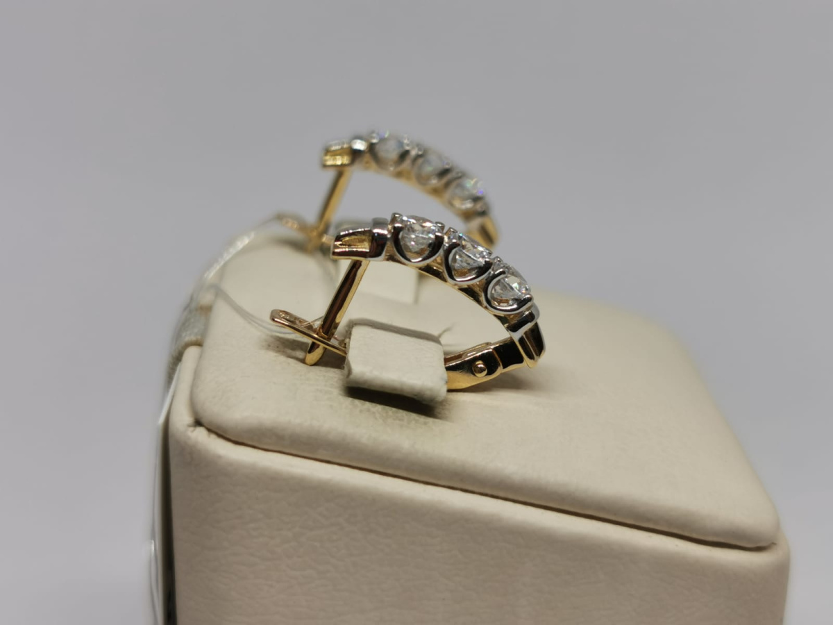 СЕРЬГИ С КАМНЯМИ (Au 585)