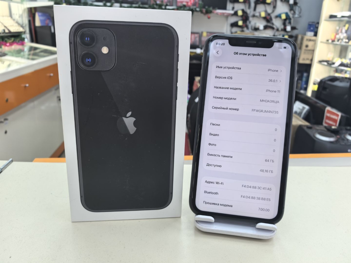 Смартфон Apple iPhone 11 64Gb
