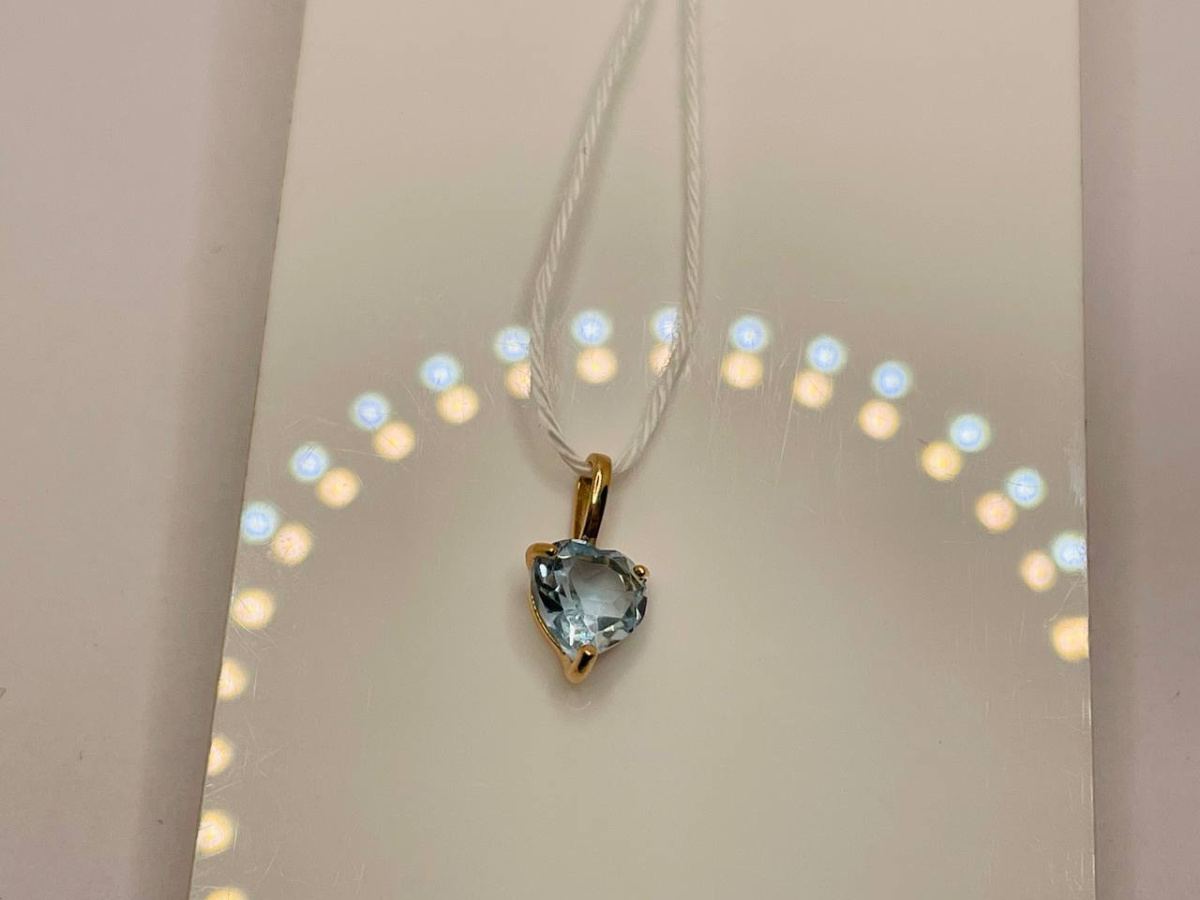 ПОДКМ585 ПОДВЕСКА С КАМНЕМ (Au 585)