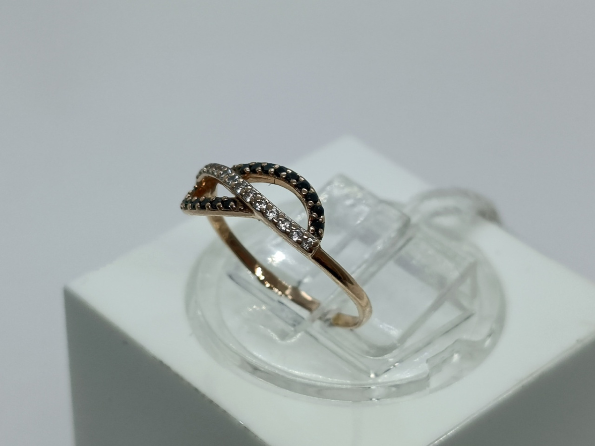 КОЛКМИ585 КОЛЬЦО С КАМНЯМИ (Au 585)