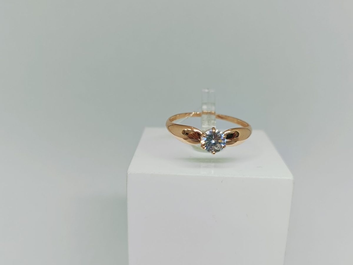 КОЛЬЦО С КАМНЕМ (Au 585)