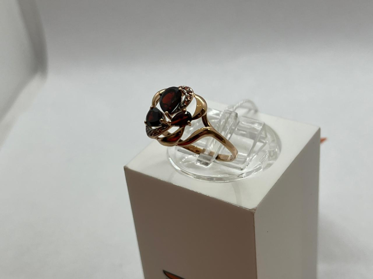 КОЛКМИ585 КОЛЬЦО С КАМНЯМИ (Au 585)