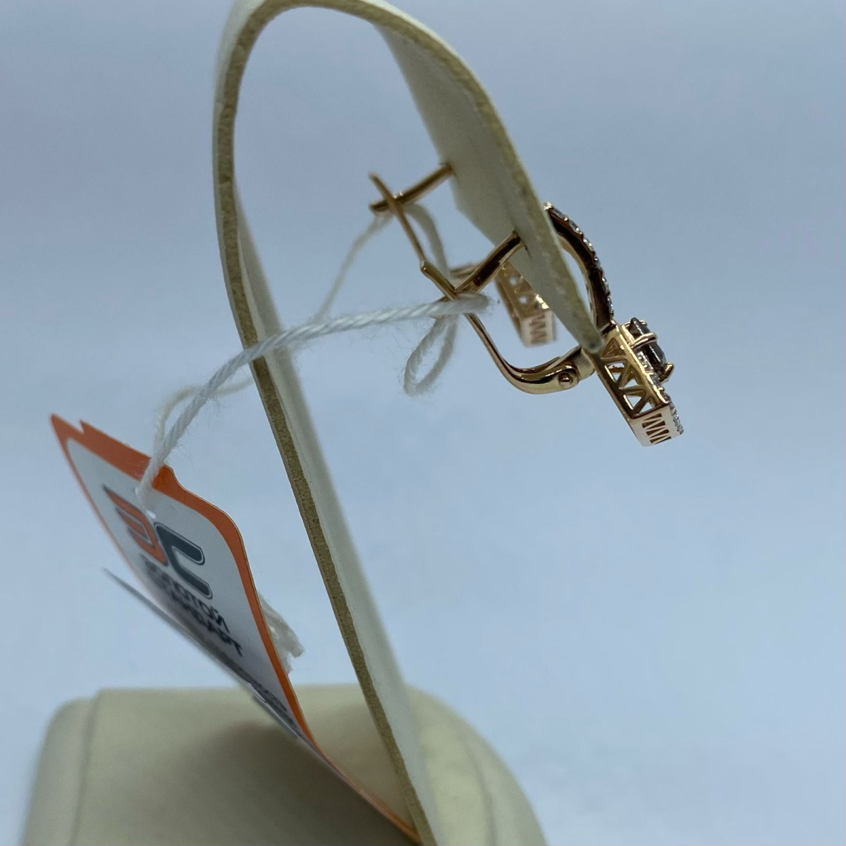 СКМИ585 СЕРЬГИ С КАМНЯМИ (Au 585)