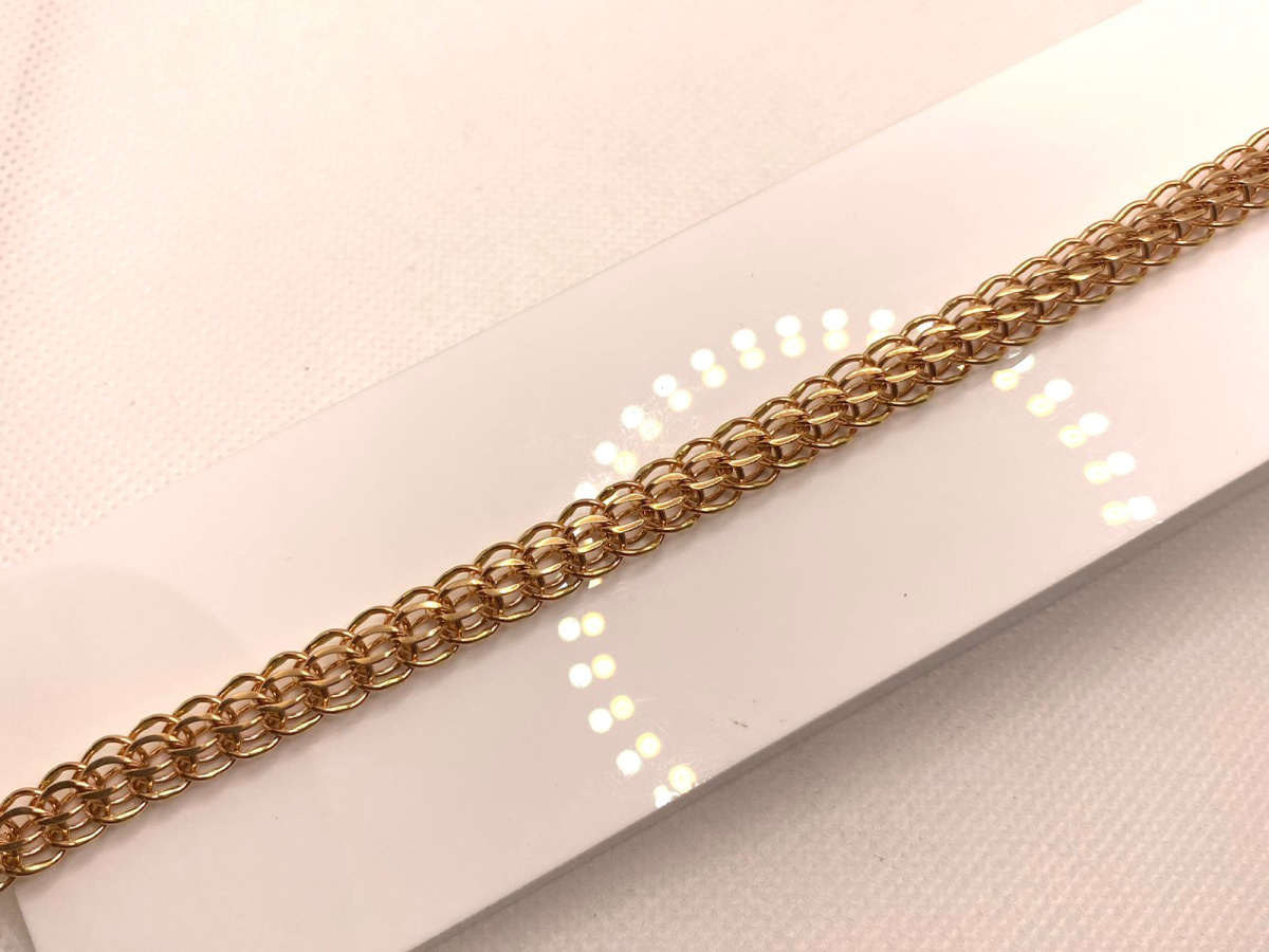 170005 БРАСЛЕТ ПОЛНОВЕСНЫЙ Итальянка (Au 585)