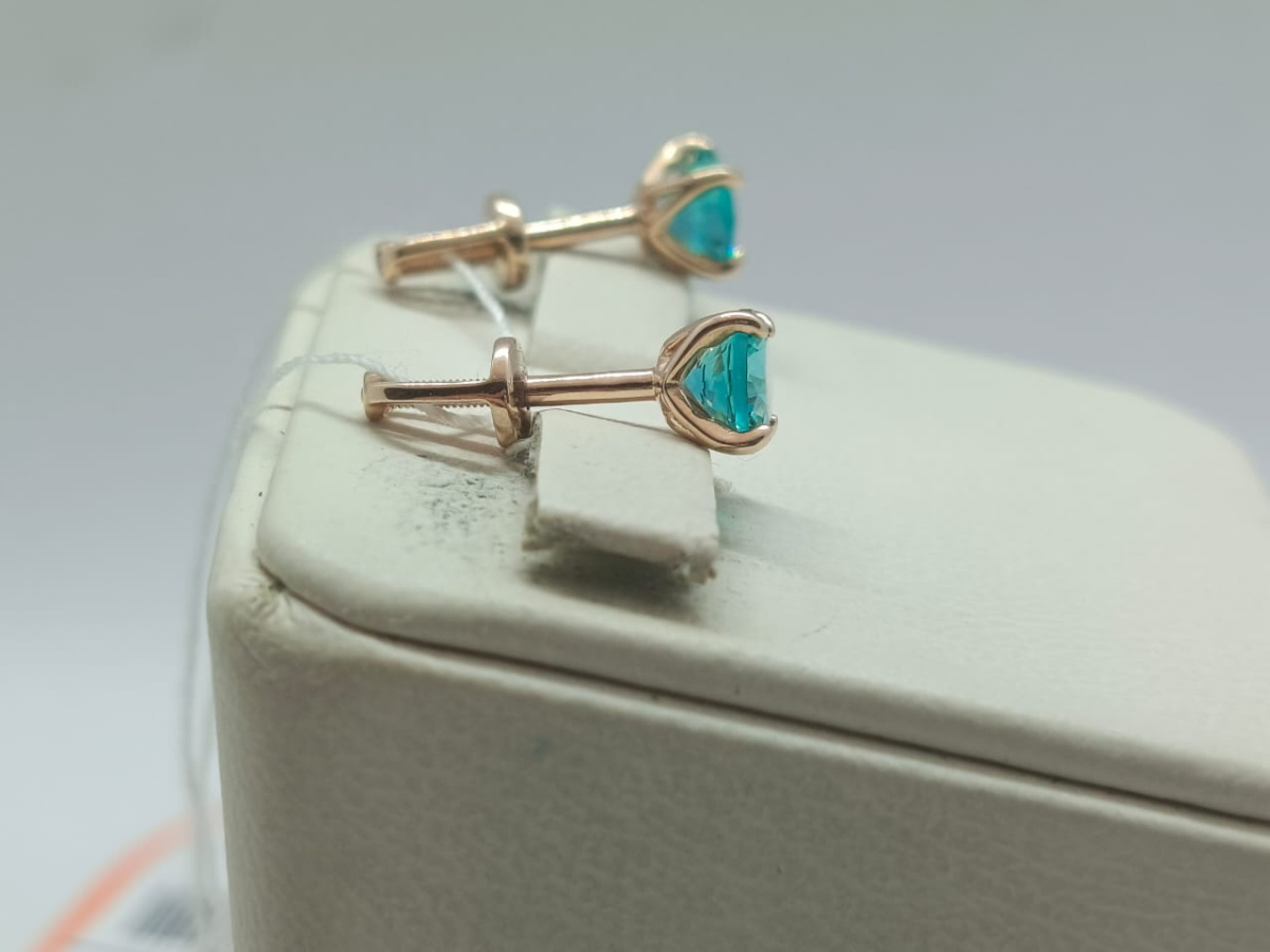 СПУС585 СЕРЬГИ ПУСЕТЫ (Au 585)