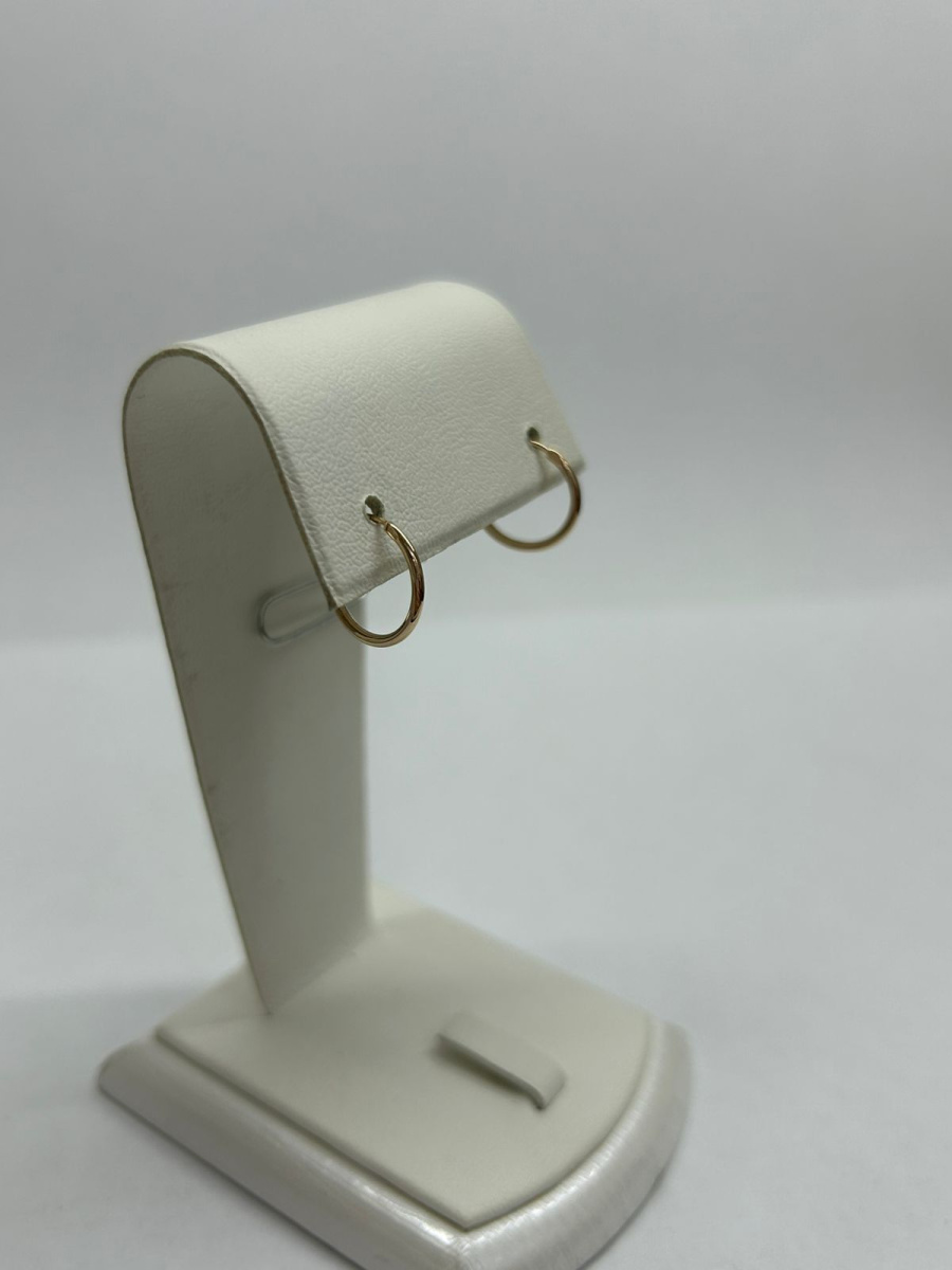 СЕРЬГИ КОНГО без камня (Au 585)