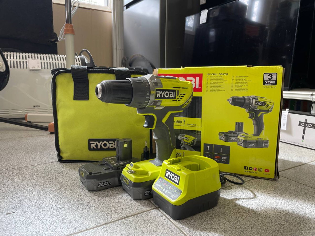 Шуруповерт Ryobi R18DD3;