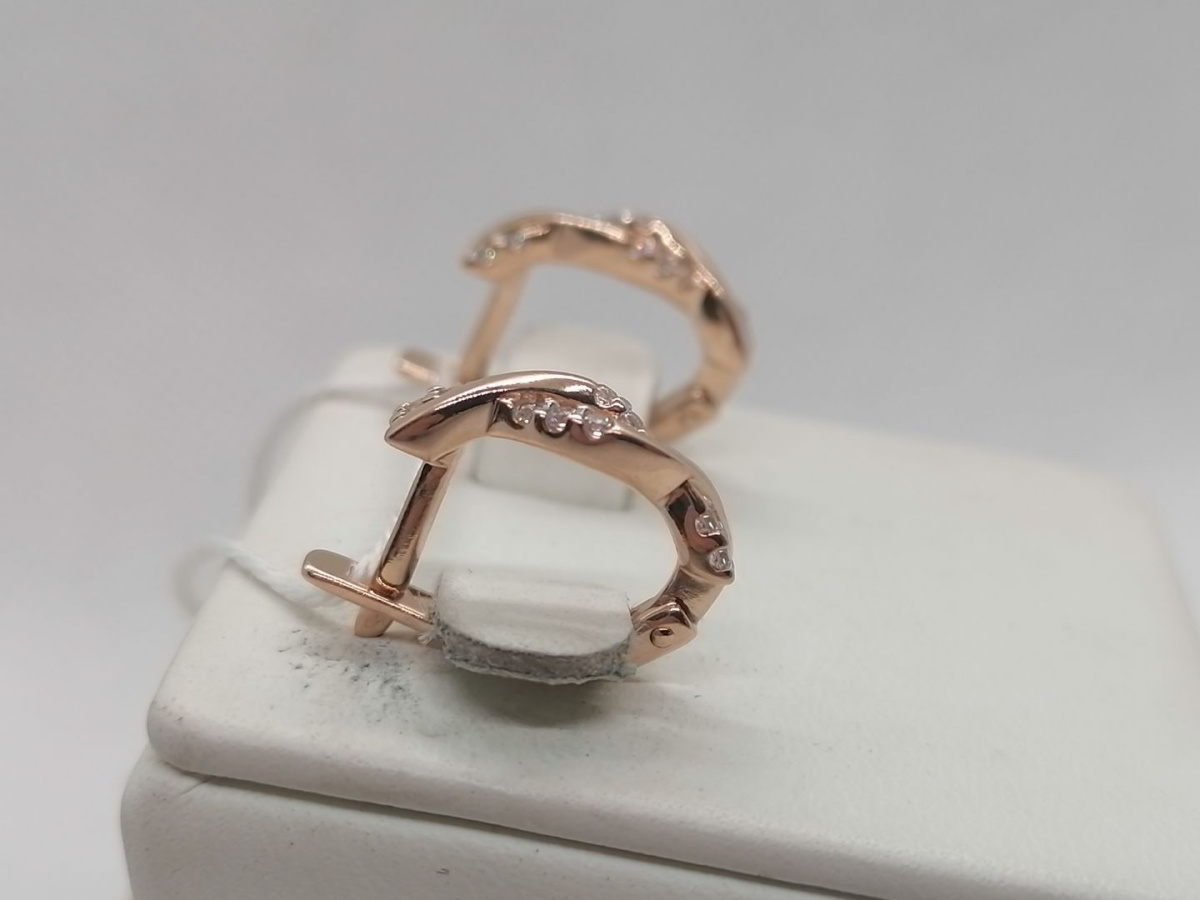 СЕРЬГИ С КАМНЯМИ (Au 585)