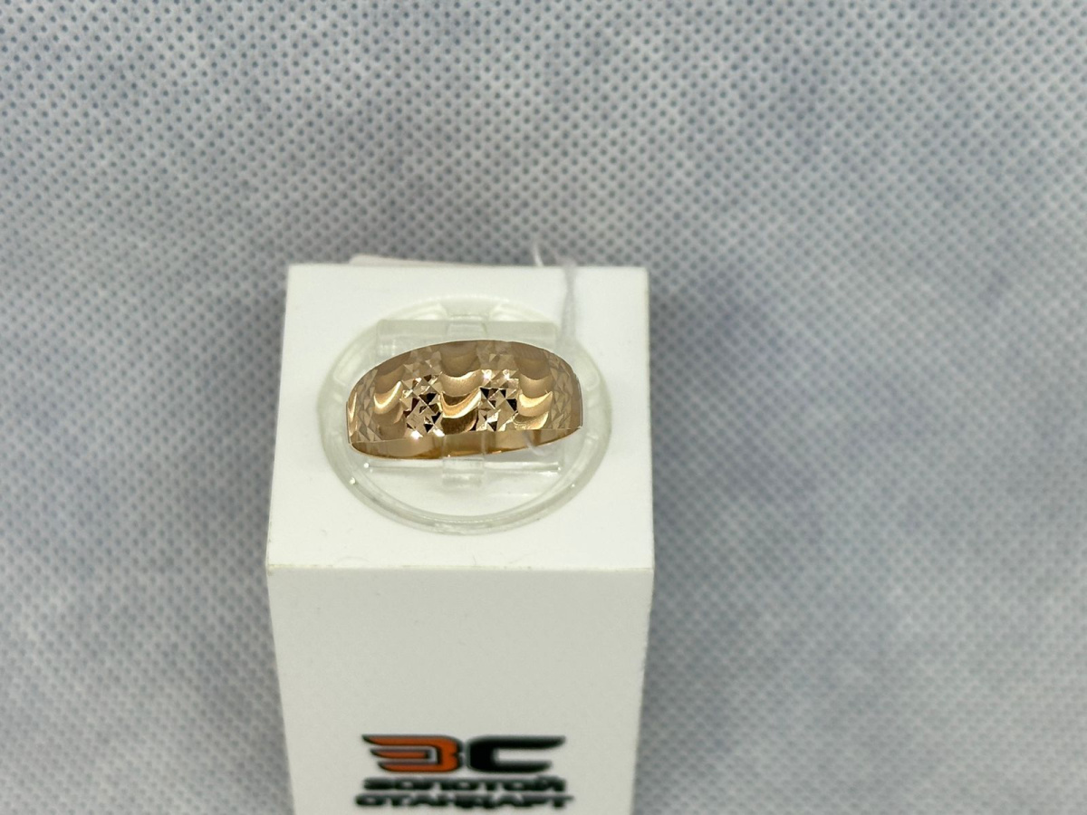 А 012607 КОЛЬЦО БЕЗ КАМНЯ (Au 585)