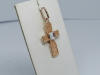 ПОДВЕСКА КРЕСТ С КАМНЕМ (Au 585)