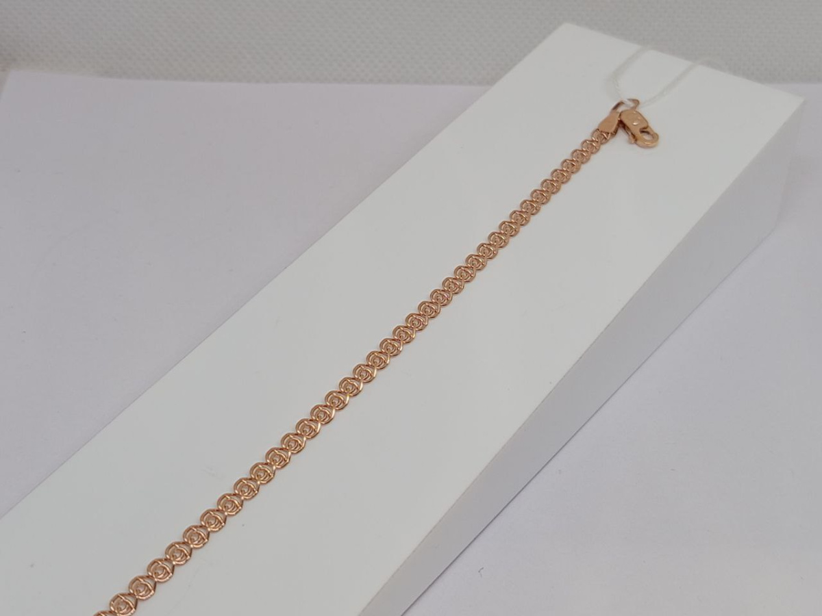 БРАСЛЕТ ПОЛНОВЕСНЫЙ Лав Au 585