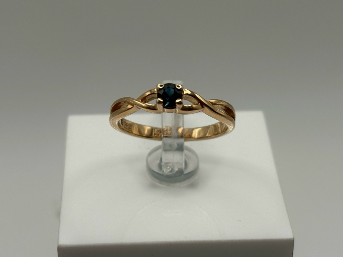 КОЛКМ585 КОЛЬЦО С КАМНЕМ (Au 585)