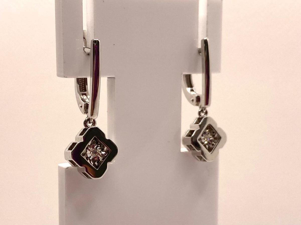 СЕРЬГИ БРИЛЛИАНТ (Au 585)