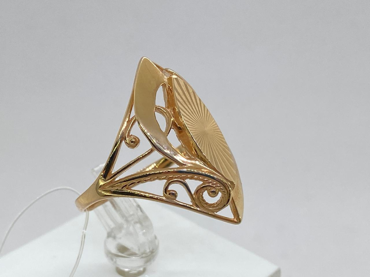 4092а КОЛЬЦО БЕЗ КАМНЯ (Au 585)