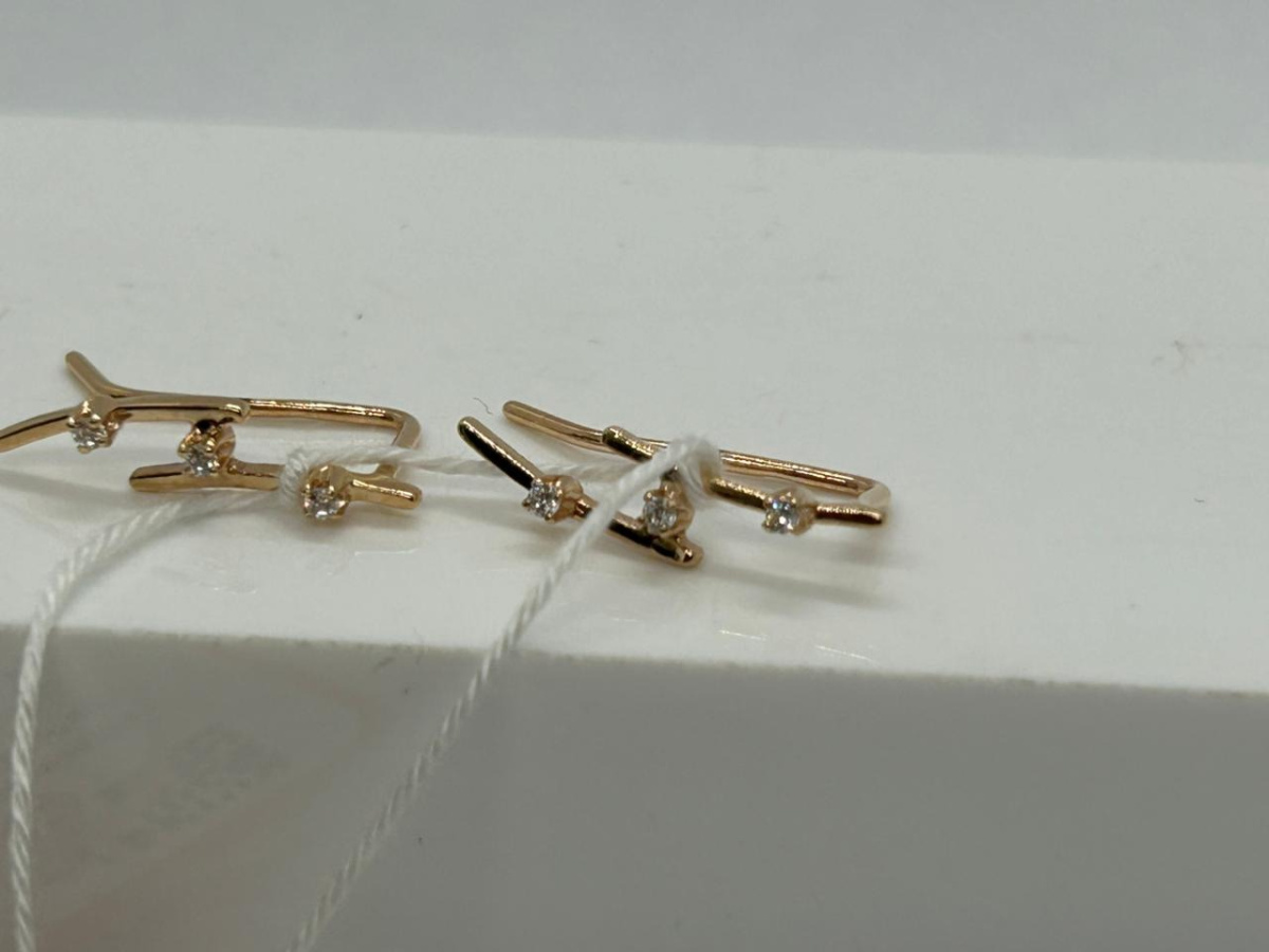 СЕРЬГИ КАФФЫ (Au 585)