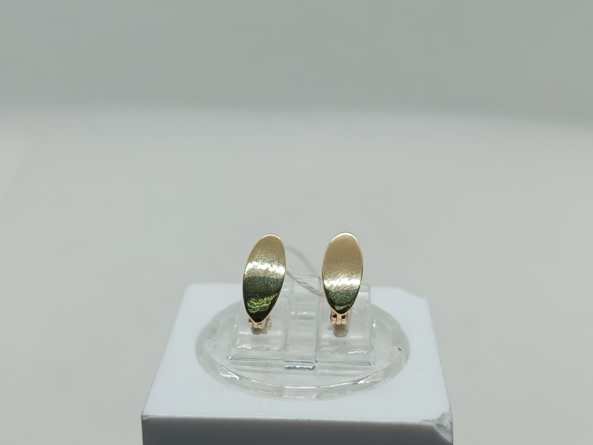 СБКМ585 СЕРЬГИ БЕЗ КАМНЯ (Au 585)