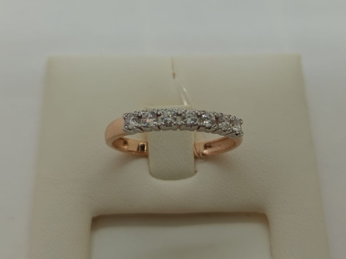 КОЛЬЦО С КАМНЯМИ (Au 585)