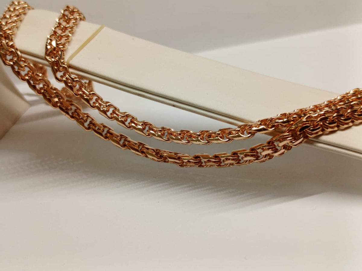 ЦЕПЬ ПОЛНОВЕСНАЯ Бисмарк (Au 585)