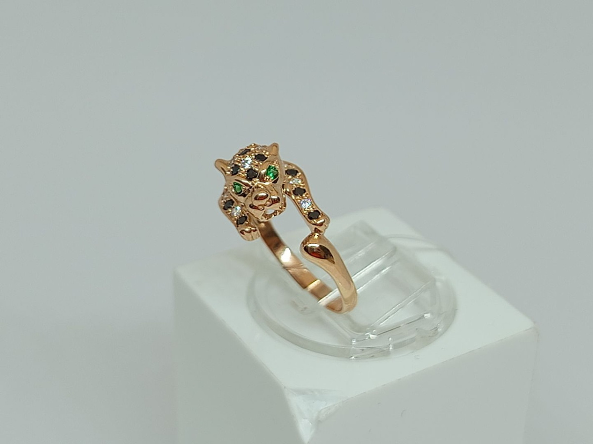 102550 КОЛЬЦО С КАМНЯМИ (Au 585)