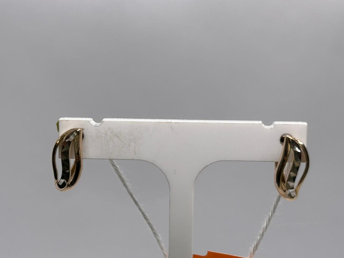 СБКМ585 СЕРЬГИ БЕЗ КАМНЯ (Au 585)