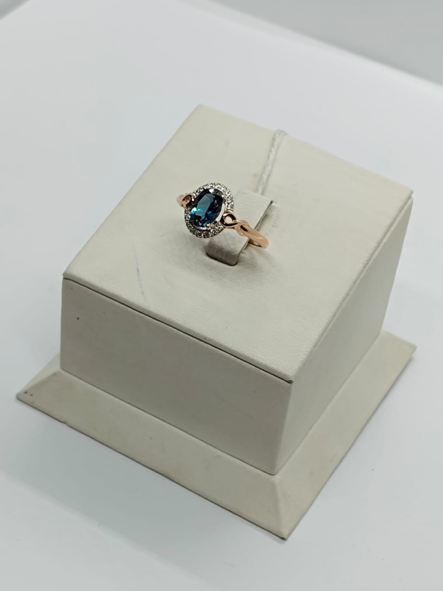 КОЛКМИ585 КОЛЬЦО С КАМНЯМИ (Au 585)