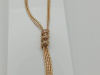 КОЛЬЕ С КАМНЯМИ Au 585