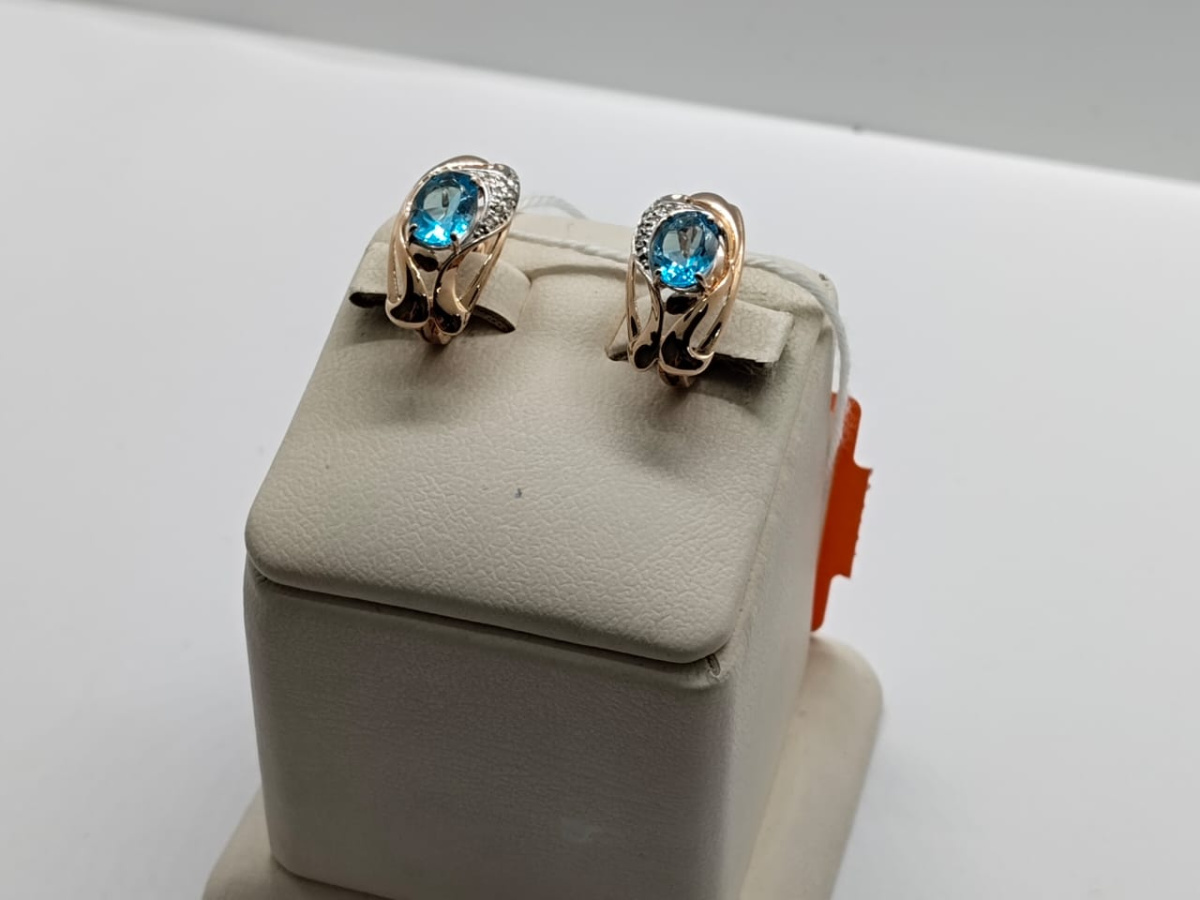 СКМИ585 СЕРЬГИ С КАМНЯМИ (Au 585) СКМИ585 СЕРЬГИ С КАМНЯМИ (Au 585)