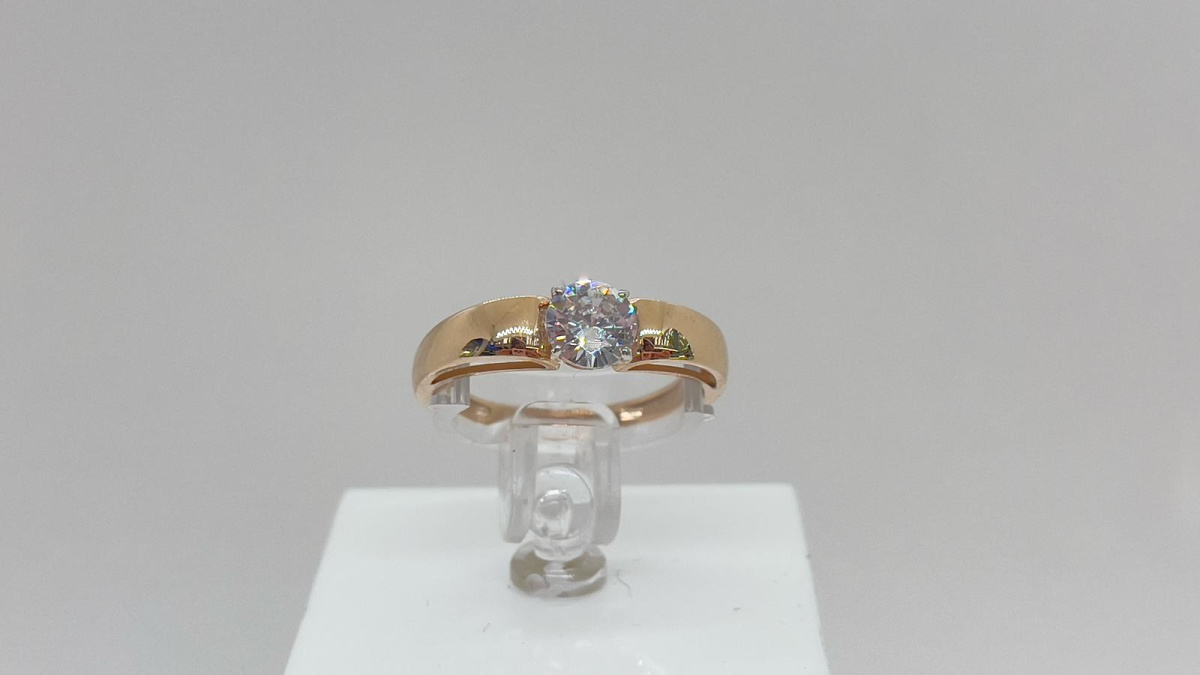 КОЛЬЦО С КАМНЕМ (Au 585)