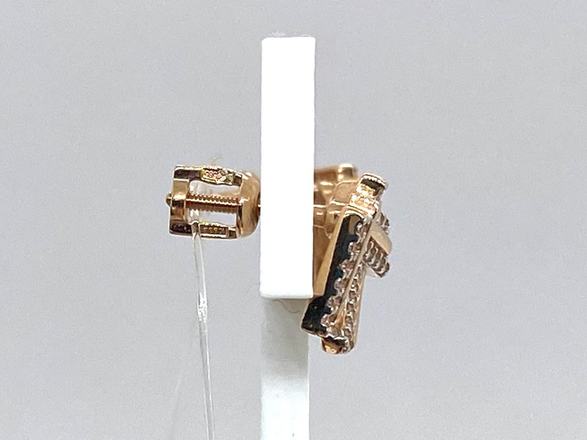 СЕРЬГИ ПУСЕТЫ с камнями (Au 585)