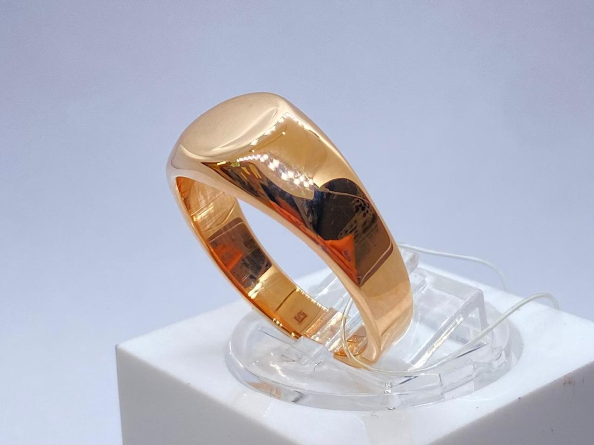 01-0063 КОЛЬЦО ПЕЧАТКА без камня (Au 585)