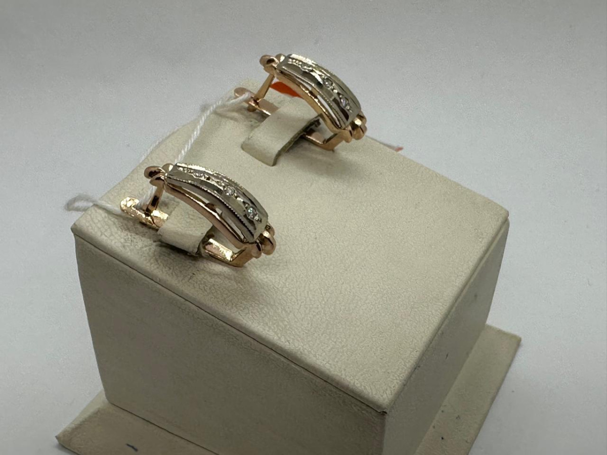 СЕРЬГИ БРИЛЛИАНТ (Au 585)